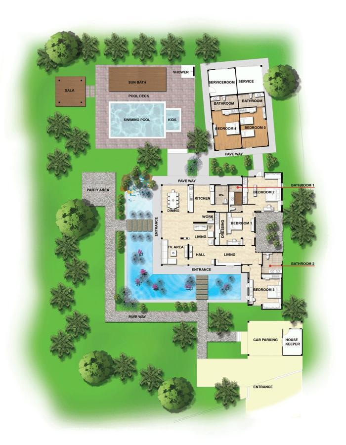 Villa Pimmada Ao Nang المظهر الخارجي الصورة